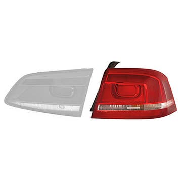 Volkswagen Passat 2010-2014 Achterlichtglas Buiten Rechts Br, Verzenden