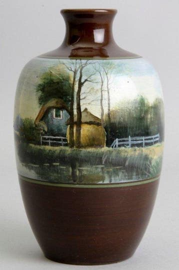 Gouda Holland - Van Rossum du Chattel - Vaas - Aardewerk, Antiek en Kunst