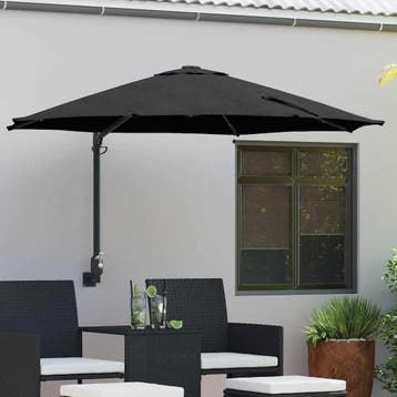 vidaXL Tuinparasol 248 x 248 x 148 cm Polyester en Staal, Verzenden