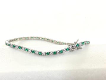 Sans prix de réserve - Bracelet Argent, Handtassen en Accessoires, Antieke sieraden