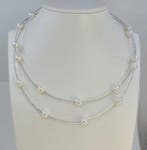Halsketting - 18 karaat Witgoud, ALGT gecertificeerde, Nieuw