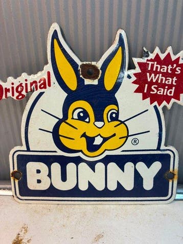 Bunny – Original “That’s What I Said” – Emaille reclamebord