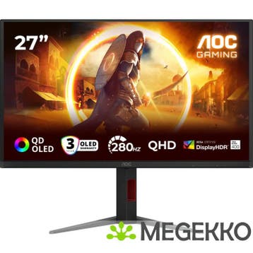 AOC G4 Q27G4ZD 27  QHD 280Hz OLED Monitor, Verzenden, Nieuw