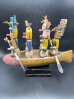 Boot in de Hopi-kachina-stijl - Hout - V.S. - Eind 20e eeuw