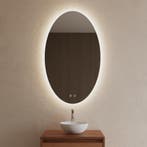BWS Badkamerspiegel | Spark Ovale Verticaal | met LED, Ophalen of Verzenden, Nieuw, Overige typen