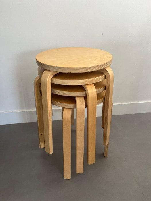 IKEA - Tabouret (4) - Frosta - Bois, Antiek en Kunst, Antiek | Meubels | Stoelen en Sofa's