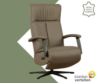 Leren relaxfauteuil met hartbalans Pure, Ophalen of Verzenden