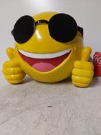 Beeld, Emoji met bril - 26 cm - polyresin