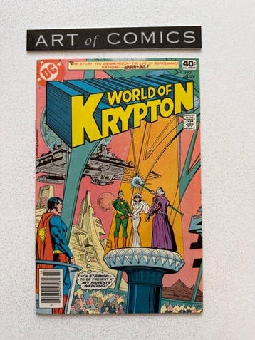 World of Krypton #1, #2, #3 - Complete set All comics with