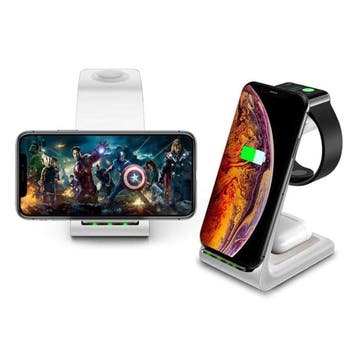 3 in 1 Oplaadstation voor Apple iPhone / iWatch / AirPods -, Verzenden, Nieuw