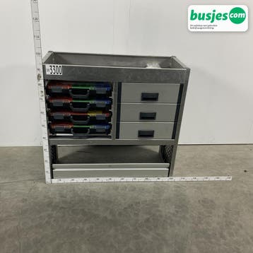 Aluca bedrijfswageninrichting 1010x420x950mm (3300), Verzenden, Gebruikt