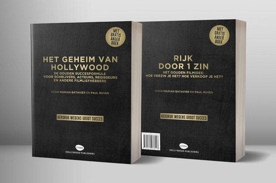 Het geheim van Hollywood & Rijk door 1 zin dubbelboek, Boeken, Film, Tv en Media, Gelezen, Verzenden