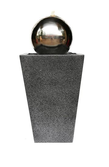 Dehner Tuinfontein Kioto met ledverlichting, ca. 83×34×34., Tuin en Terras, Ophalen of Verzenden, Nieuw
