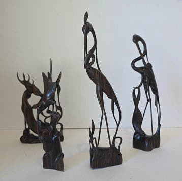 Deer - sculptuur - Indonesië (Zonder minimumprijs)
