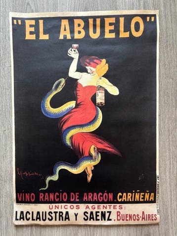 Leonetto Cappiello - El Abuelo Vino Rancio de Aragón