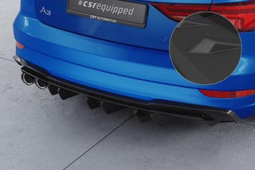Achterskirt voor Audi A3 / S3 8V sedan/cabrio HA448-S, Verzenden