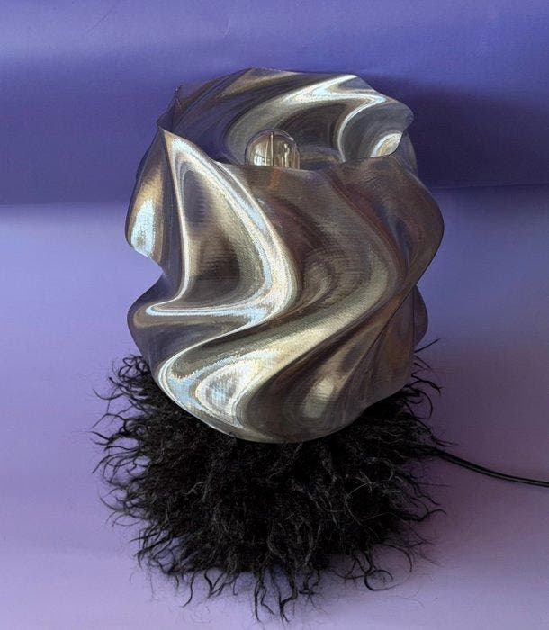 Cornu Design - Lampe de table - Bio-polymère à haute densité, Antiquités & Art, Art | Objets design