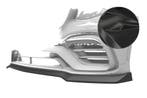 Cup spoiler lip voor Mercedes Benz GLC X253 / C253 CSL896-C, Verzenden