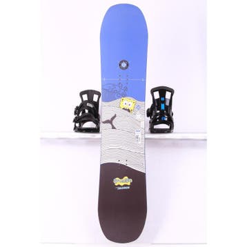130 kinder snowboard SALOMON EL CAPITAN, SPONGE BOB, ROCKER/, Verzenden