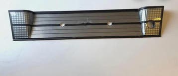 BMW 5-Serie E34 88-95 achter kenteken reflector paneel grijs, Nieuw, Achter, BMW