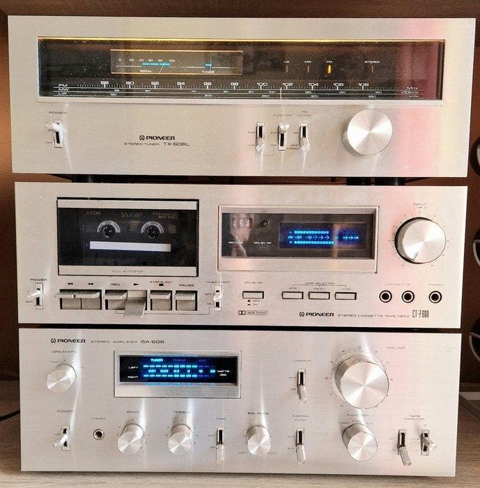 Pioneer - TX-608L / CT-F600 / SA-608 Stereoset - Diverse, Audio, Tv en Foto, Radio's
