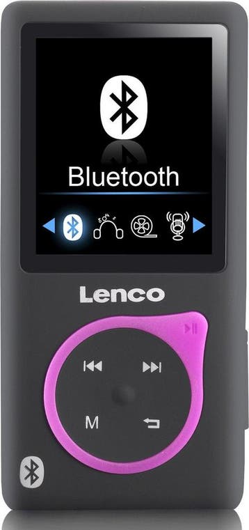 MP3 Speler met Bluetooth - Inc. 8GB SD - Roze - Lenco XEMIO-, Verzenden, Nieuw