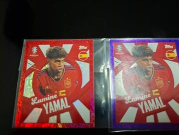 2024 Topps Topps Euro 2024 Lamine Yamal Carte parallèle,, Nieuw