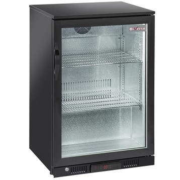 Barkoelkast | BACK BAR | 133L | Zwart | +1°C/+10°C |, Verzenden