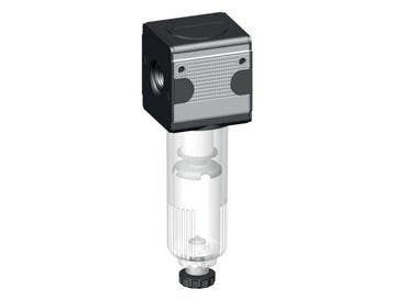 Voorfilter 0.3micron G1/4 160l/min Semi-Auto Polycarbonaat, Verzenden