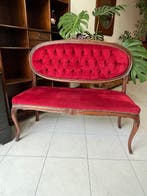 Sofa (2) - Hout - fauteuil en bank, Antiek en Kunst