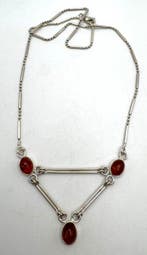 Zonder minimumprijs - Ketting Zilver - Bernstein