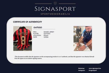 AC Milan - Compétitions italiennes - Gattuso - Maillot de