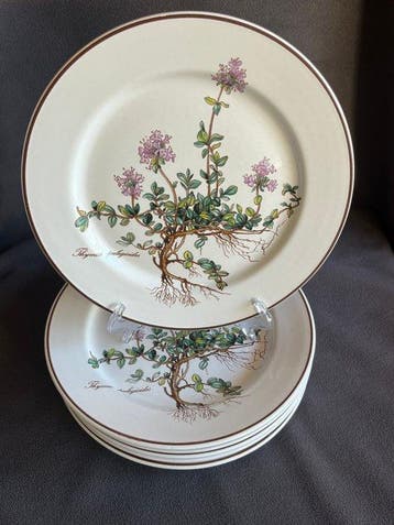 Villeroy & Boch - Service à dessert (6) - Botanica - Thymus