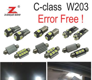 Kit 17 Ampoules Led Intérieur Pour Mercedes Classe C W203 C1, Verzenden, Nieuw