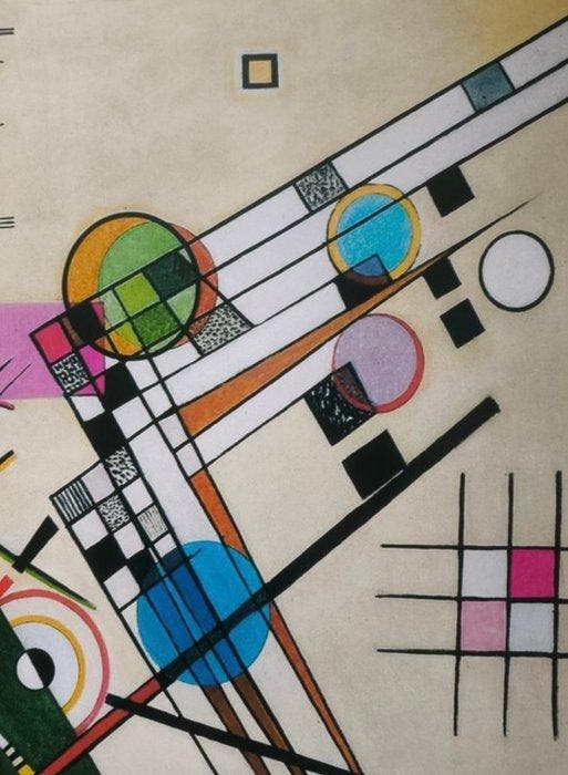 Wassily Kandinsky (1866-1944) - Composition VIII, 1923., Antiquités & Art, Art | Dessins & Photographie