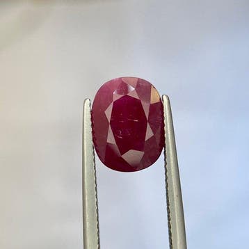 Zonder minimumprijs - 1 pcs Rood Robijn - 4.53 ct - Lotus