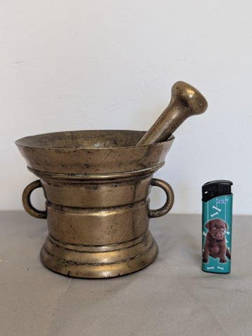 Mortier et pilon - Bronze - Pilon en bronze
