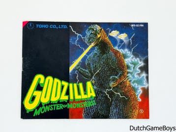 Nintendo NES - Godzilla - Monster Of Monsters! - FRA - Manua, Verzenden, Gebruikt