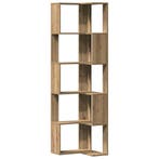 Hoekrek Eikenkleur | Tweede kansje | Compact wonen, Huis en Inrichting, Met plank(en), Gebruikt, Verzenden, Artisanaal eikenkleur