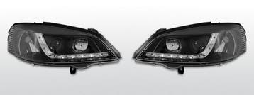 Koplampen LED DRL | geschikt voor Opel Astra G | zwart, Verzenden