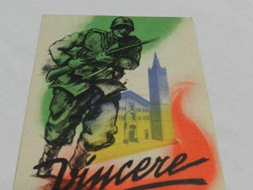 Italie -  Vincere  Fédération des faisceaux de combat -, Gelopen
