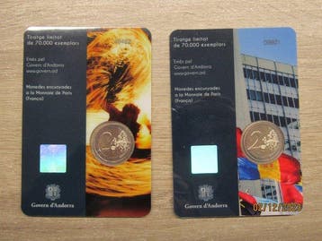 Andorra. 2 Euro 2023 Solstici dEstiu + Nacions Unides