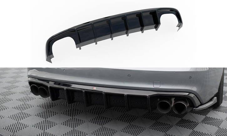Aggressive Diffuser voor Audi S5 / A5 S line B8.5 Facelift C, Auto diversen, Tuning en Styling, Ophalen of Verzenden