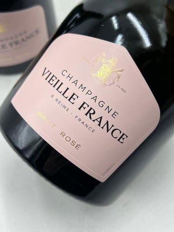 Vieille France - Champagne Rosé - 2 Bouteilles (0,75 L), Nieuw
