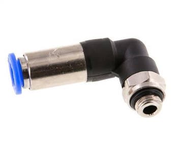 Raccord enfichable 8mm & G1/8 mâle coude autobloquant, Verzenden