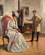 Juan Valera Montoro (b. 1923) - Spanish impressionist School
