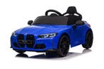 BMW M4, 12 volt elektrische kinderauto, Leder zitje, Rubbere, Ophalen of Verzenden