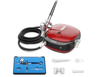 Veiling - Airbrush set met compressor en pistool 0,3 mm, Divers