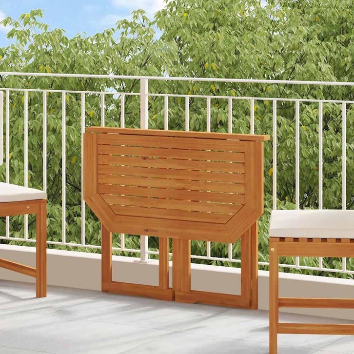 vidaXL Bistrotafel 90x50x75 cm massief acaciahout, Tuin en Terras, Tuintafels, Nieuw, Verzenden