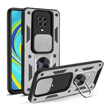 Xiaomi Redmi Note 10 Pro Max - Armor Hoesje met Kickstand en, Verzenden